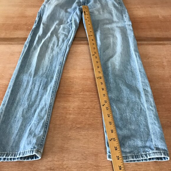 Everlane The Summer Jean Men 29x30 Blue Mid Rise Medium Wash Stretch 17096 - Picture 4 of 13